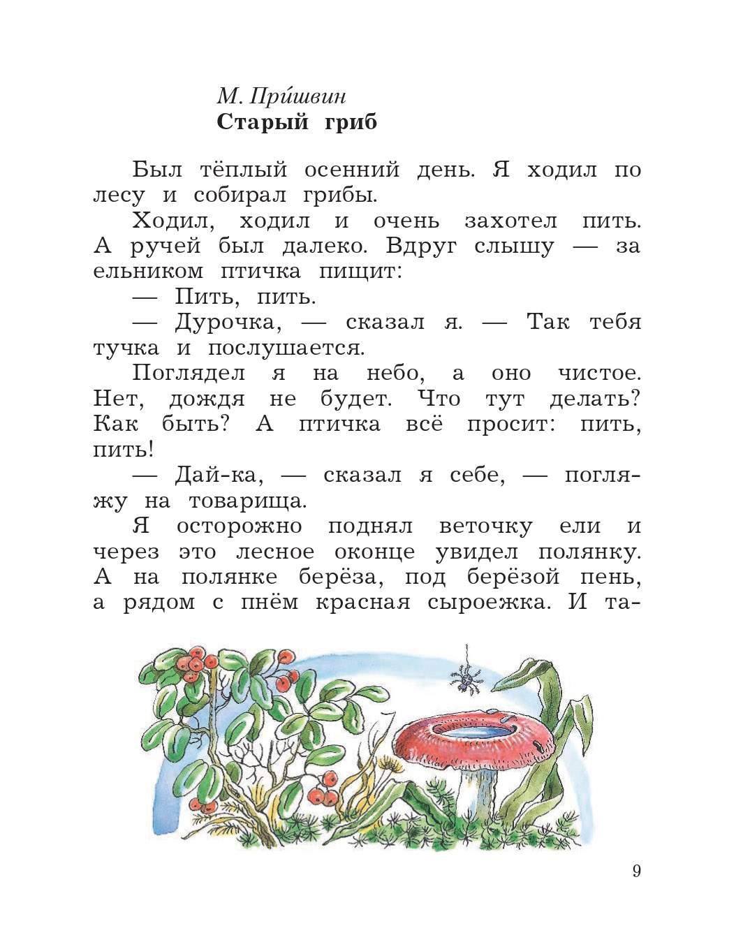 История 2 класс читать. Старый гриб рассказ пришвин 2 класс. Старый гриб пришвин. Рассказы для 2 класса. Пришвин последние грибы.