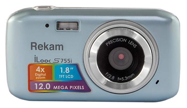 Фотоаппарат цифровой компактный Rekam iLook S755i Metallic Gray, купить в Москве, цены в интернет-магазинах на Мегамаркет