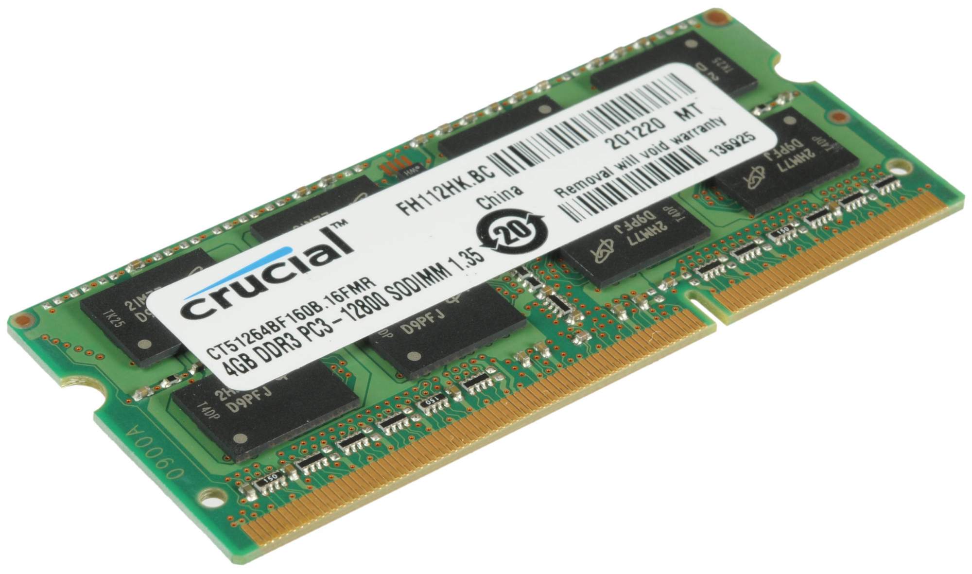 Оперативная память Crucial CT51264BF160B, купить в Москве, цены в интернет-магазинах на Мегамаркет