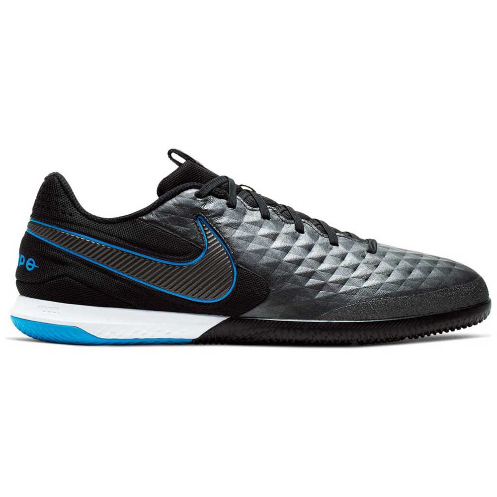 Бутсы Nike React Tiempo Legend VIII Pro IC, черный/голубой, 9 US - купить в  Москве, цены на СберМегаМаркет