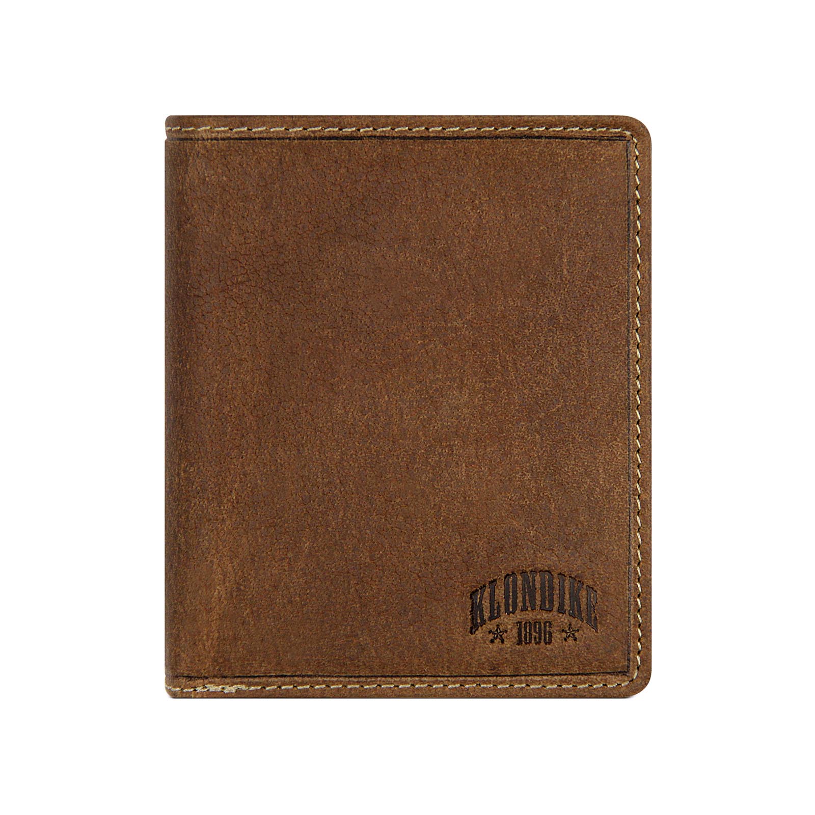 Бумажник Klondike Finn, коричневый, 10x11,5 см