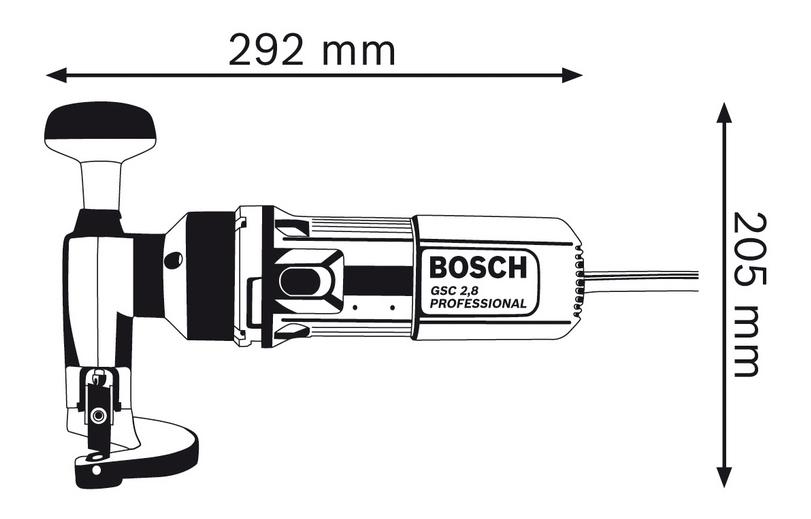 Сетевые ножницы Bosch GSC 2,8 601506108