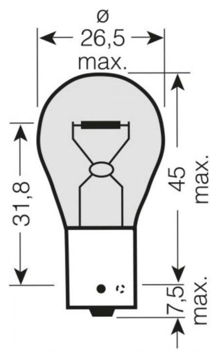 Лампа накаливания автомобильная OSRAM 21W Ultra L (7507ULT)