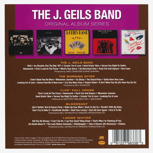 Миниатюра The J, Geils Band "Original Album Series" № 2.