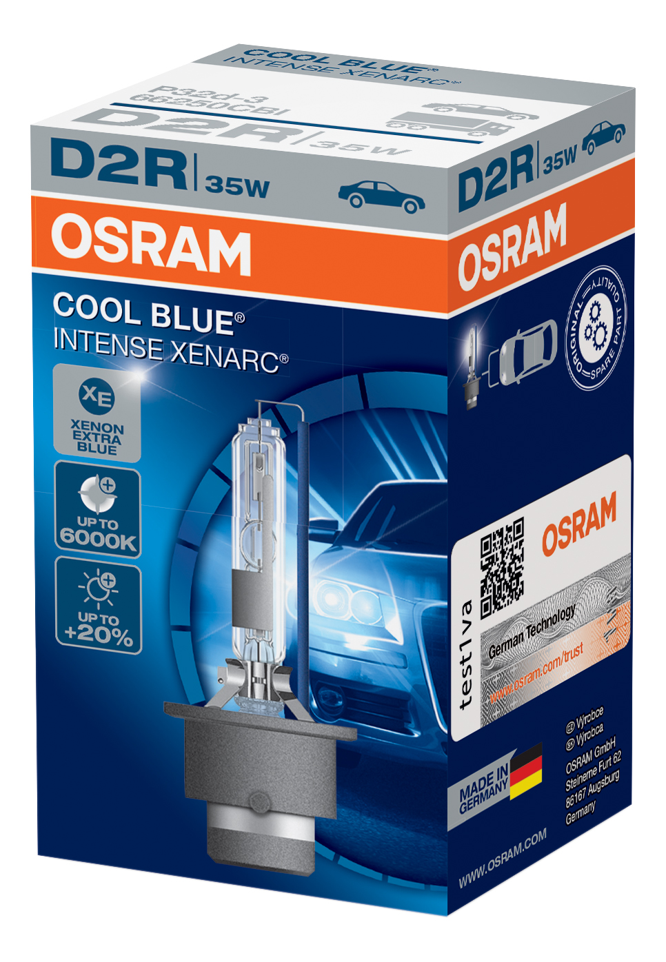 Лампа ксеноновая автомобильная OSRAM 66250CBI