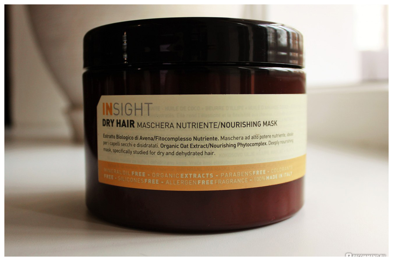 Маска питательная для сухих волос insight dry hair nourishing mask