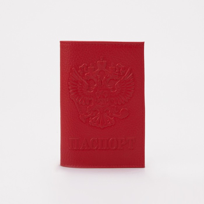 Обложка для паспорта унисекс NoBrand Герб, красный - купить в Фабрика Успеха, цена на Мегамаркет