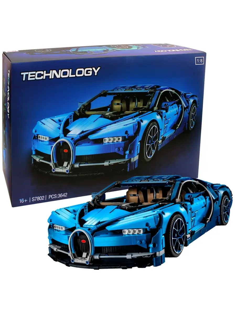 Конструктор Bugatti Chiron, Technie, 6043 - купить в MIXTRADE, цена на ...