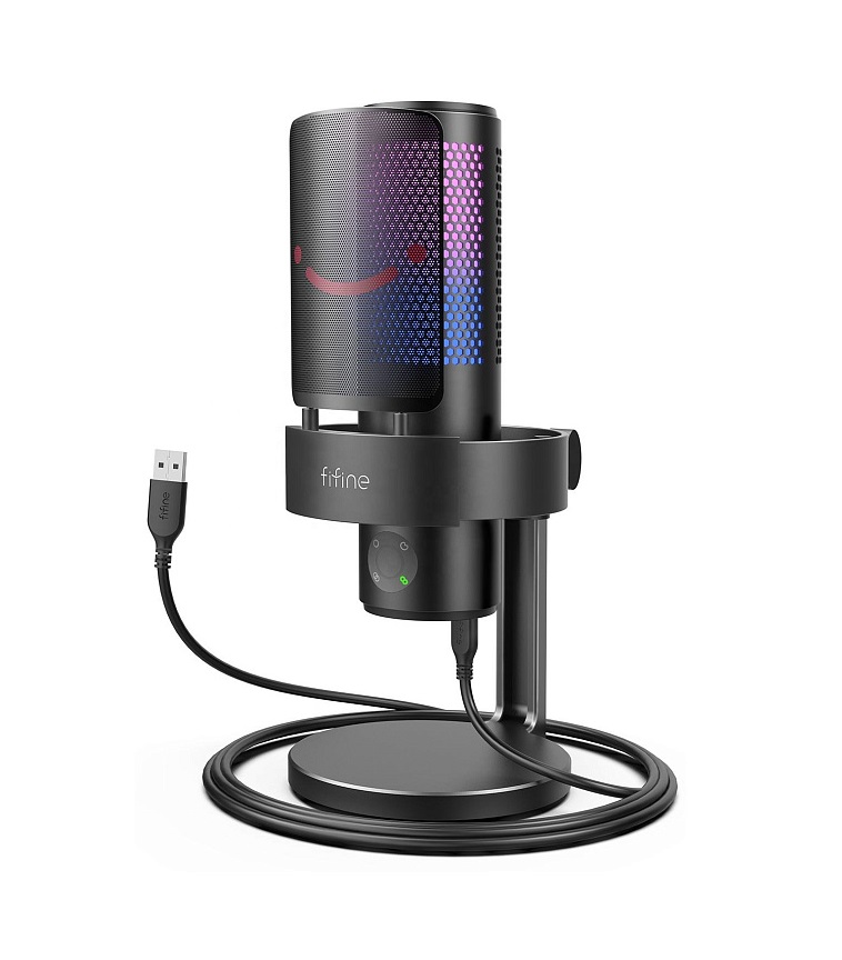 Микрофон Fifine AmpliGame A9 Black - купить в Mgnovenie-Plus, цена на Мегамаркет