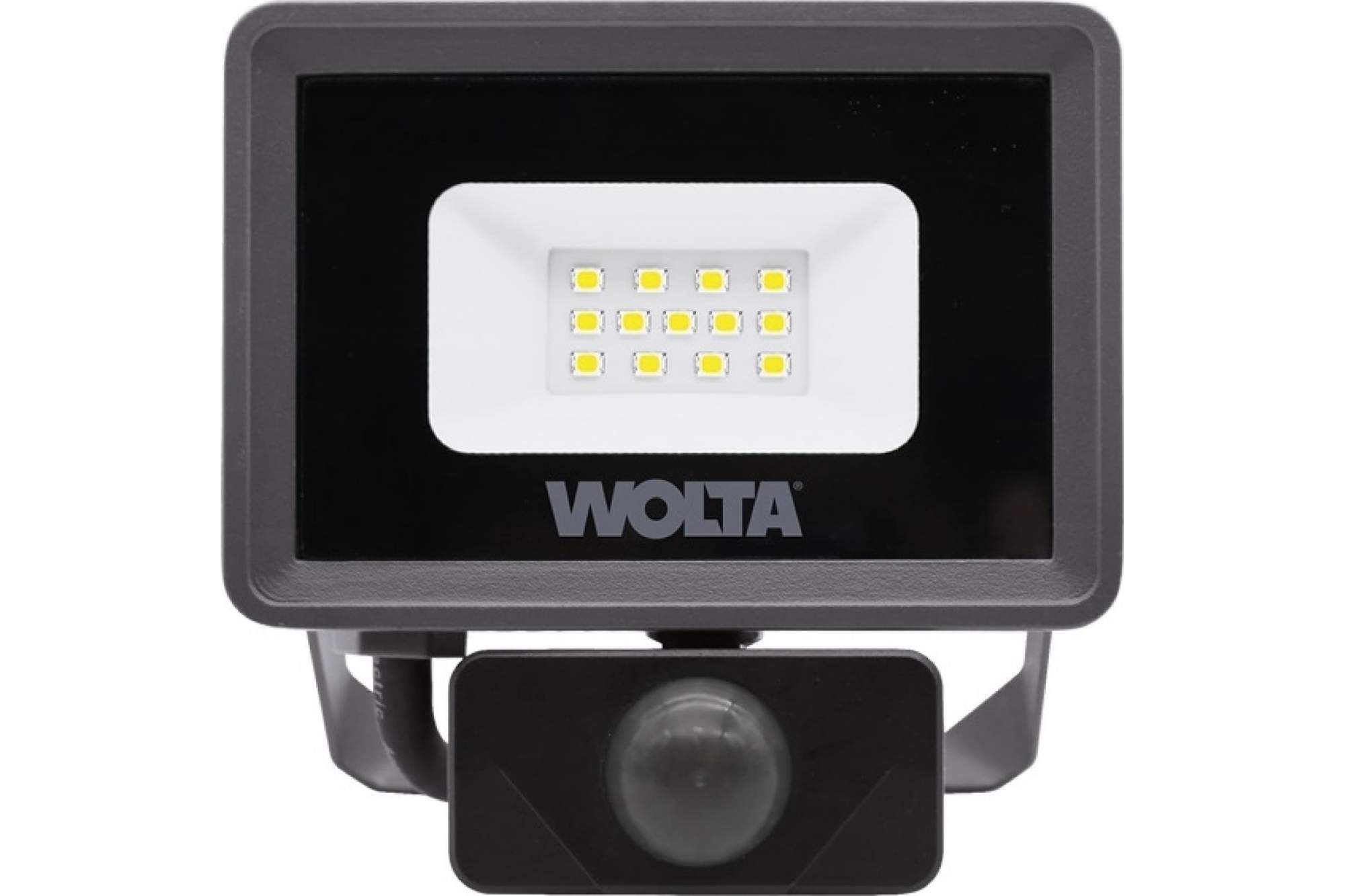 Wolta Светодиодный прожектор 10Вт 5700К IP65 с датчиком движения 900 лм WFL-10W\/06S купить в интернет-магазине, цены на Мегамаркет