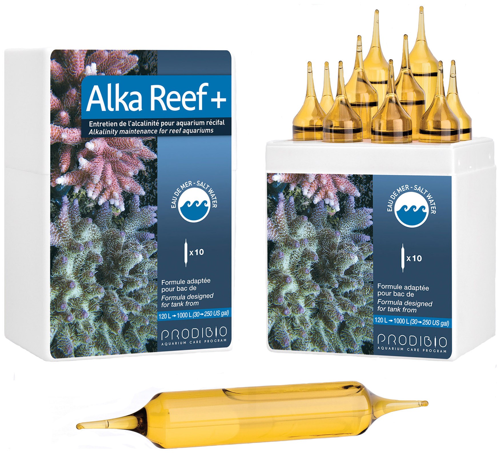 Биологическая добавка для аквариума Prodibio Alka Reef+ 10шт
