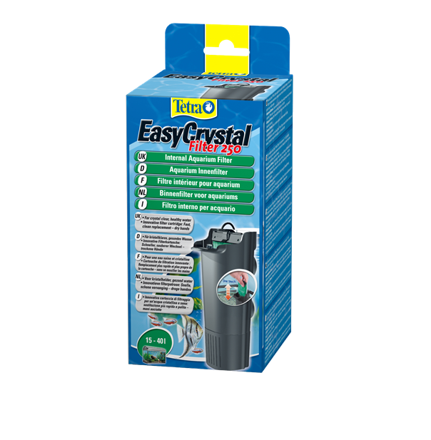 Фильтр для аквариума внутренний Tetra EasyCrystal 250, 250 л/ч, 3,5 Вт