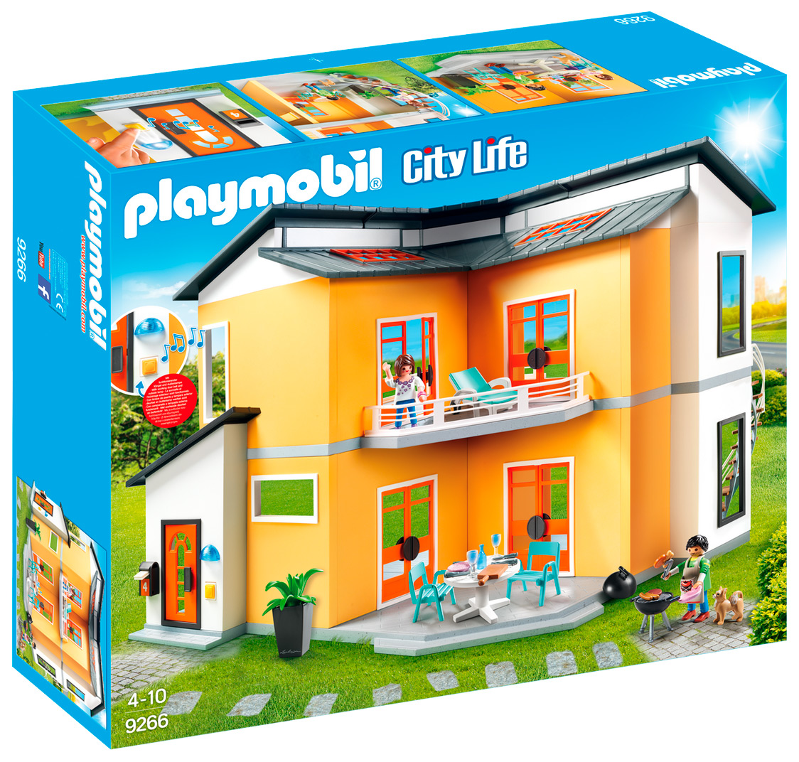 Купить игровой набор Playmobil Городская жизнь Современный жилой дом 9266,  цены на Мегамаркет