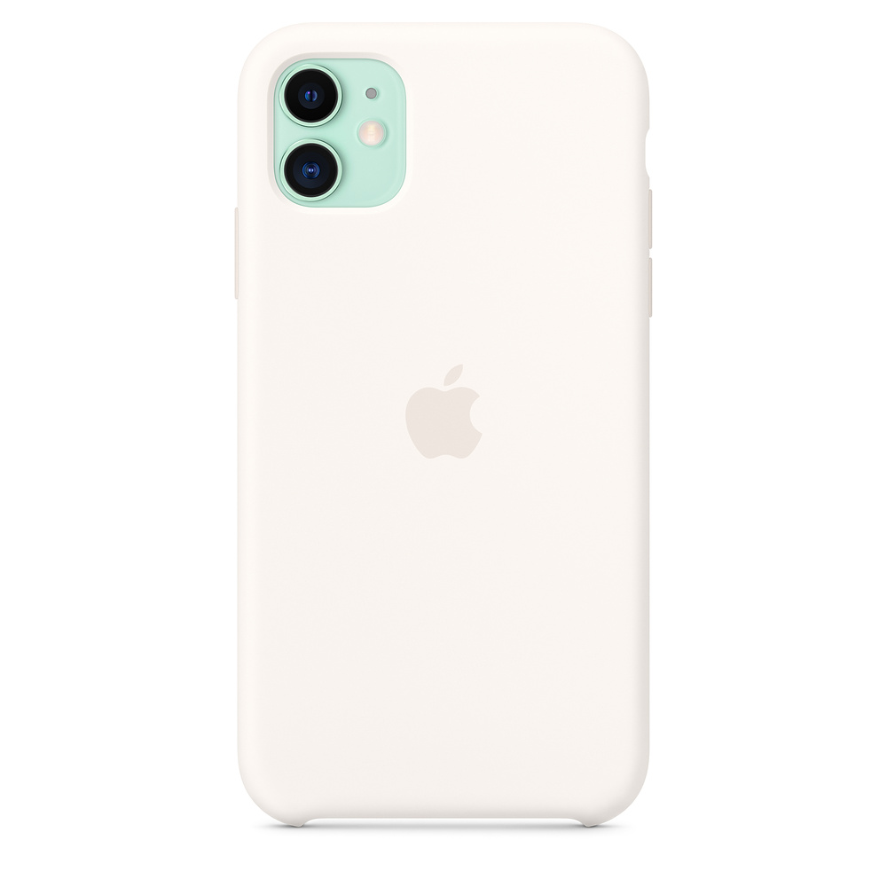 Чехол Apple для iPhone 11 Silicone Case - White - отзывы покупателей на  маркетплейсе Мегамаркет | Артикул: 100025402273