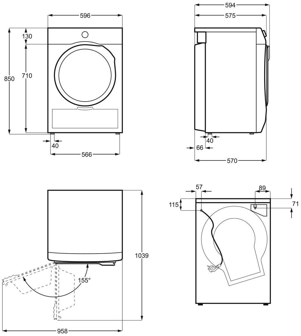 Сушильная машина Electrolux PerfectCare 600 EW6CR527P