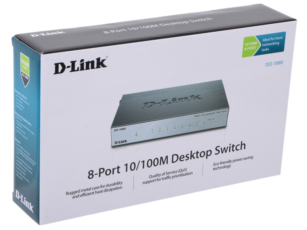 D link des. Коммутатор d-link des-1008d/l2b неуправляемый настольный 8x10/100base-TX. Коммутатор d-link 1008d. Коммутатор d-link des-1008d/l. D-link Switch des-1008d/l2b.