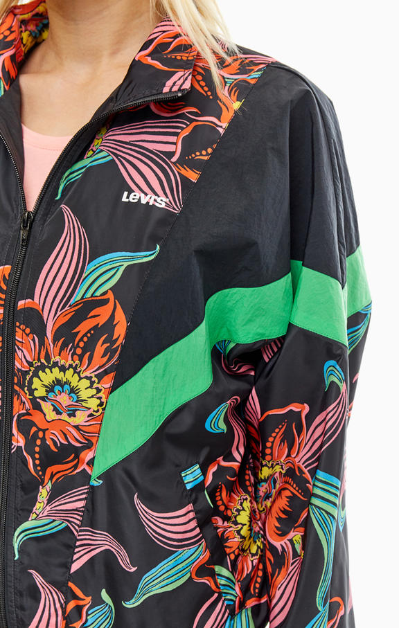 Levi's reese windbreaker on sale in tropical print