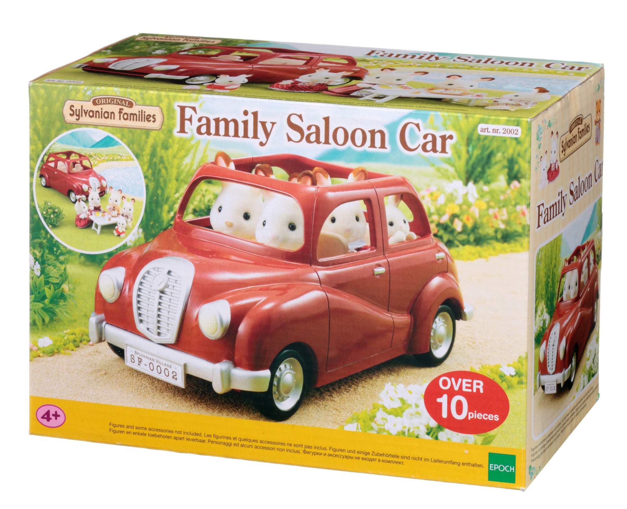 Игровой набор sylvanian families «семейный автомобиль», красный – купить в  Москве, цены в интернет-магазинах на Мегамаркет