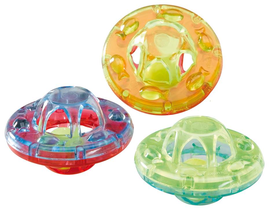 Развивающая игрушка для кошек Ferplast Колесо с мячиком пластик, в ассортименте, 4 см