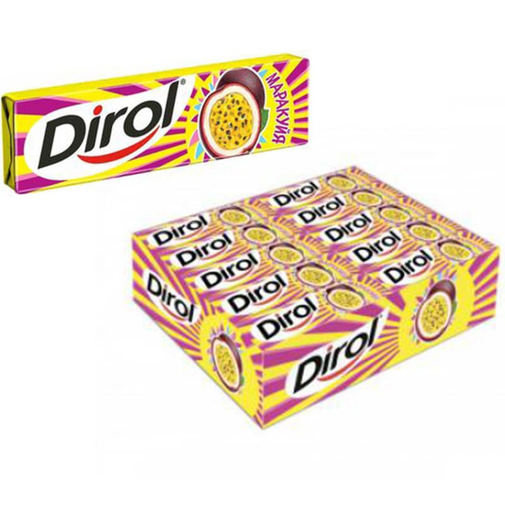 Жев. Р. Жевательная резинка дирол маракуйя. С. М,ж ср,р ж,р,.