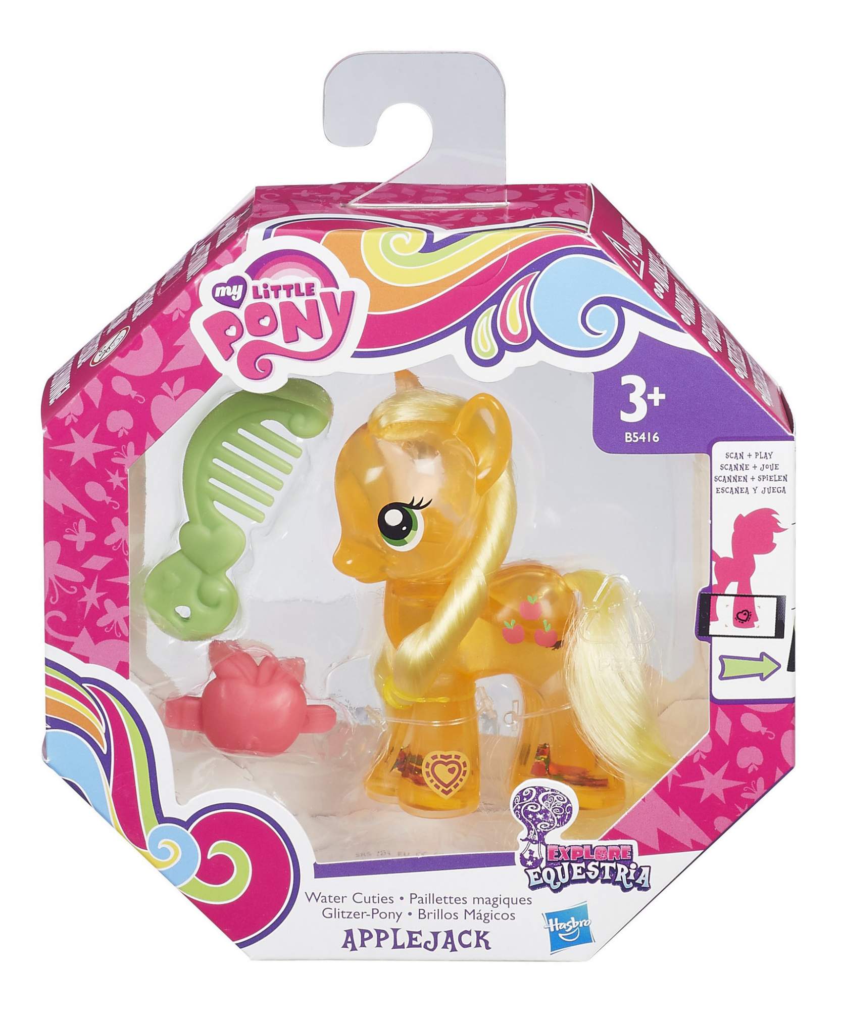 Фигурка My little Pony Hasbro My Little pony Эпплджек – купить в Москве,  цены в интернет-магазинах на Мегамаркет