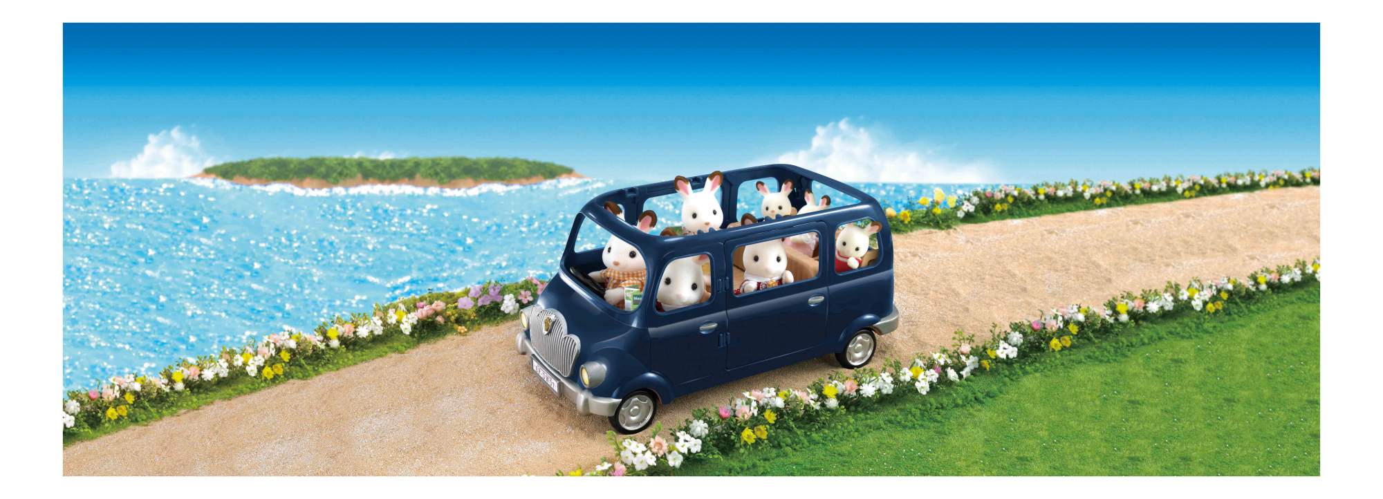 Купить игровой набор sylvanian families «семейный автомобиль, 7 мест», цены  на Мегамаркет