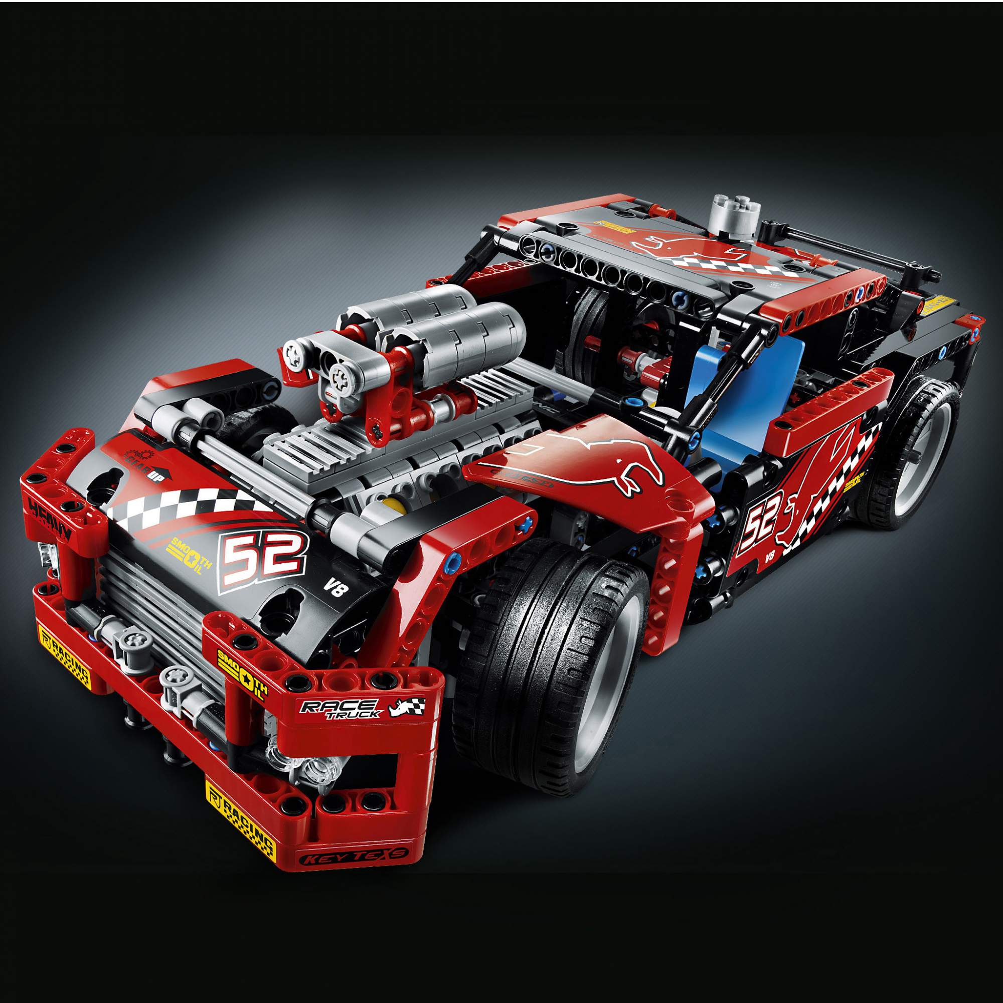 Гоночный конструктор. LEGO Technic 42041. Лего техник гоночный грузовик 42041. Конструктор LEGO Technic 8041 гоночный грузовик. Лего техник тягач 42041.