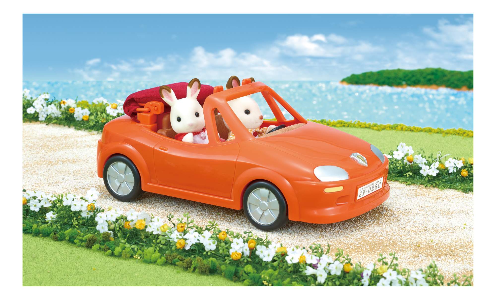 Машина фэмили. Sylvanian Families кабриолет 5227. Кабриолет Сильвания Фэмили. Convertible car Sylvanian Families. Sylvanian Families кабриолет.