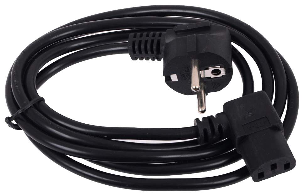 Кабель Gembird IEC 320 C13-CEE 7/7, M-F 1,8м Black (PC-186A-VDE ...