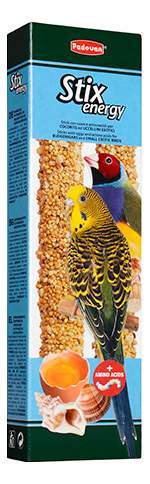 Лакомство для волнистых попугаев и экзотических птиц Padovan Крекеры с аминокислотами 60г