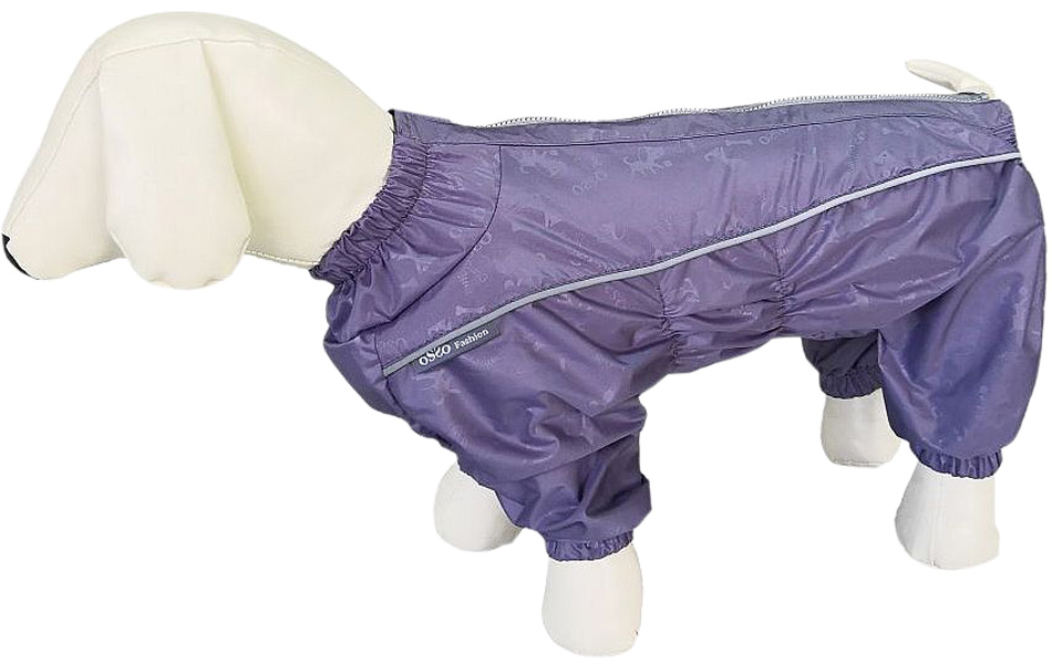 Дождевик для собак OSSO Fashion Лаванда, женский, фиолетовый, 35-1