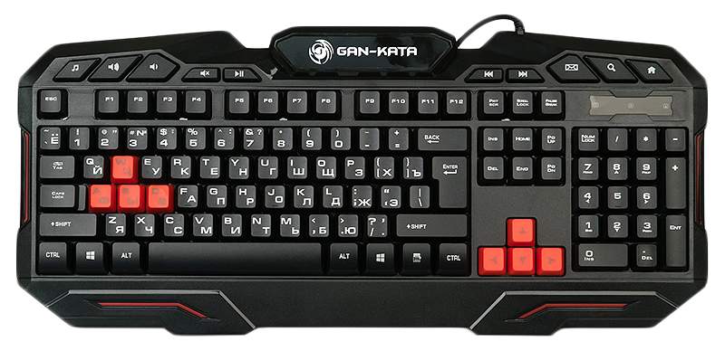 Проводная игровая клавиатура Dialog Gan-Kata KGK-11U Black, купить в Москве, цены в интернет-магазинах на Мегамаркет