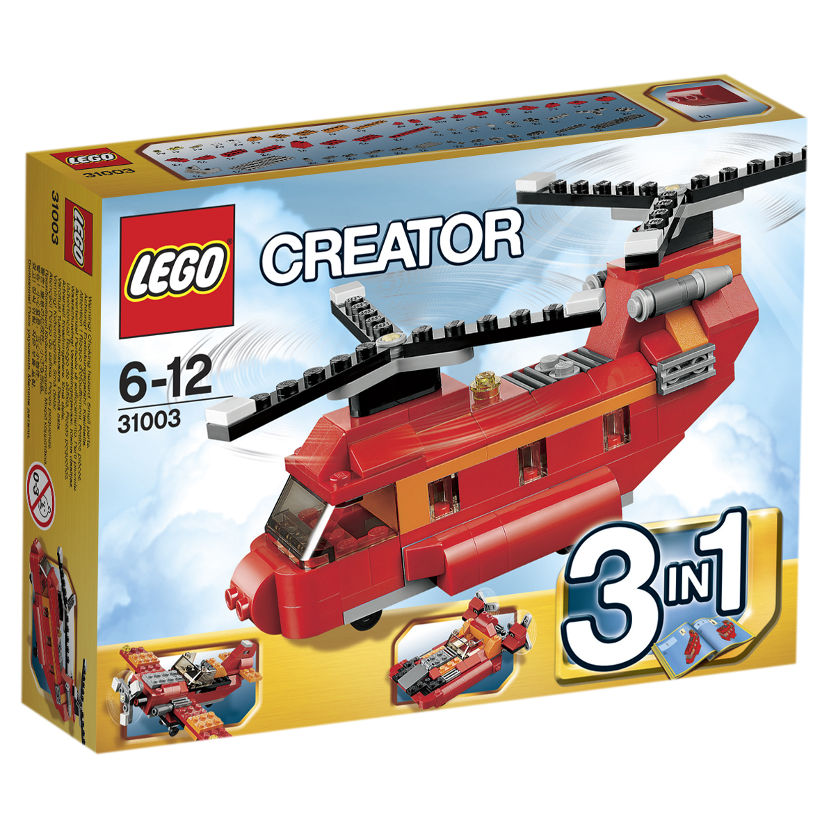 Конструктор creator. Конструктор LEGO creator 31003 красные моторы. Лего 31003. Лего креатор 2013. Лего 3 в 1 креатор космодром, грузовик с вертолетом и трелером.