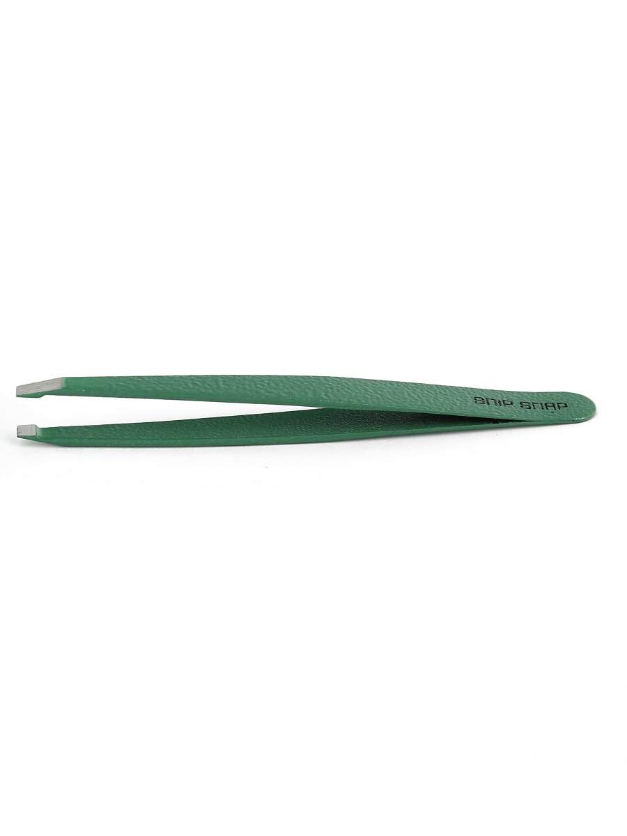 Пинцет Snip snap зеленый, прямой MI-5135-9