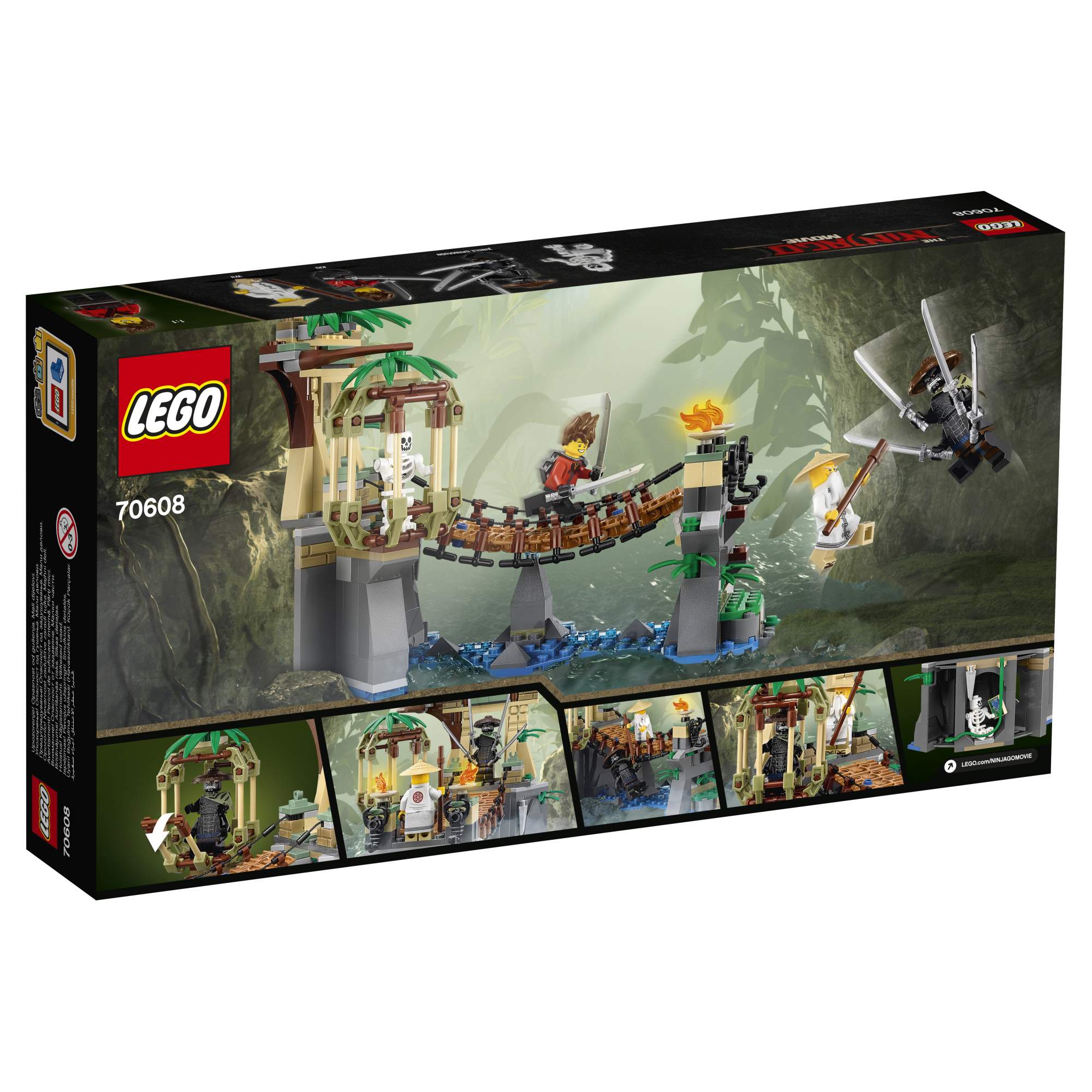 Купить конструктор LEGO Ninjago Битва Гармадона и Мастера Ву (70608), цены  на Мегамаркет | Артикул: 100000093275