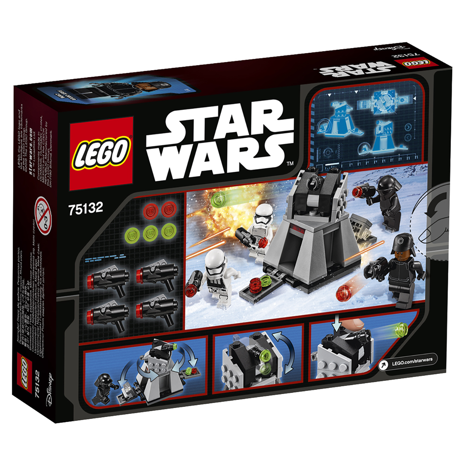 Battle pack. Конструктор LEGO Star Wars 75132 боевой набор первого ордена. LEGO 75132 - боевой набор первого ордена. 75132 Боевой набор первого ордена. Лего Стар ВАРС 75132.