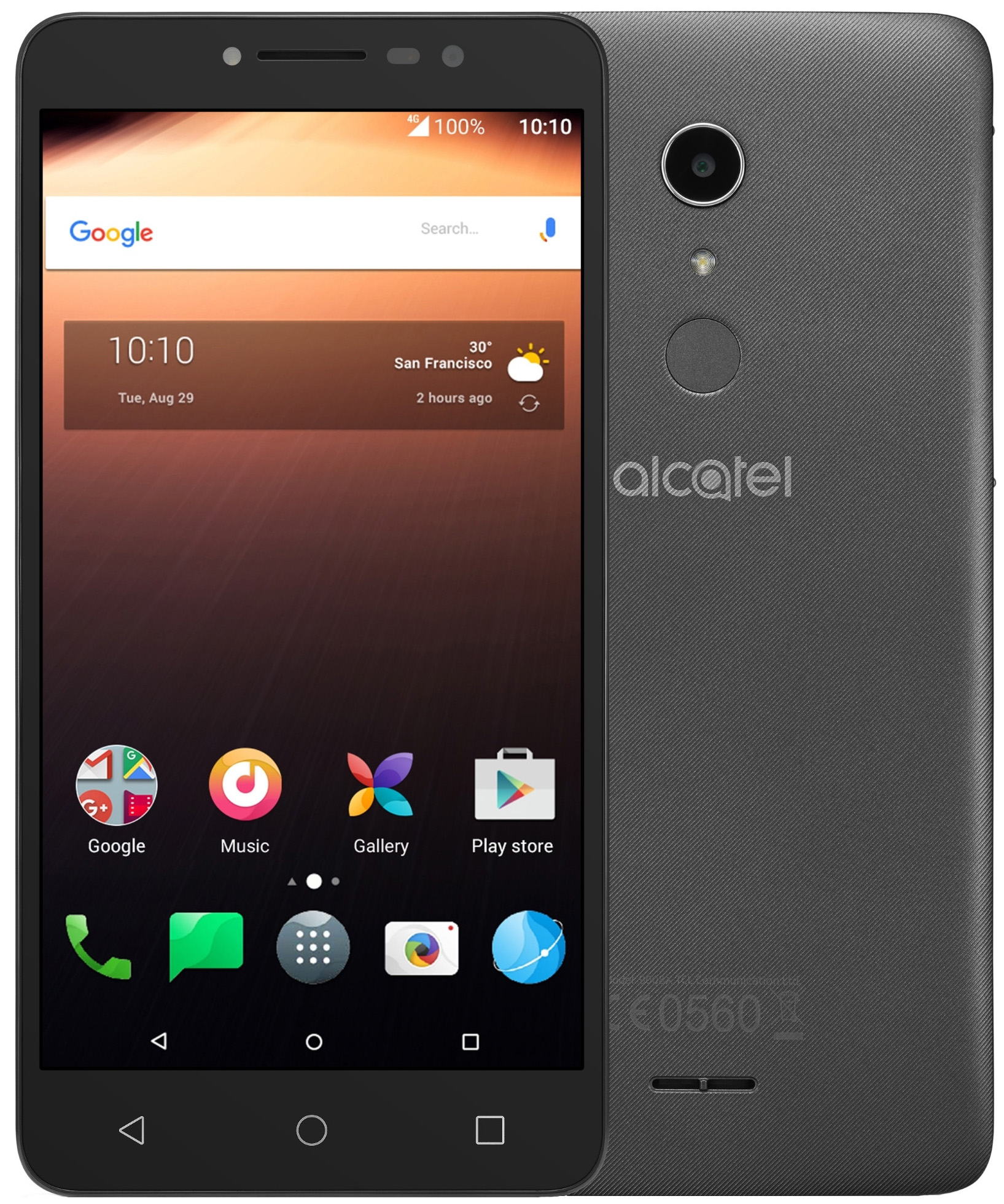 Смартфон Alcatel A3 XL 9008D 2/16GB Black Grey – купить в Москве, цены в  интернет-магазинах на Мегамаркет