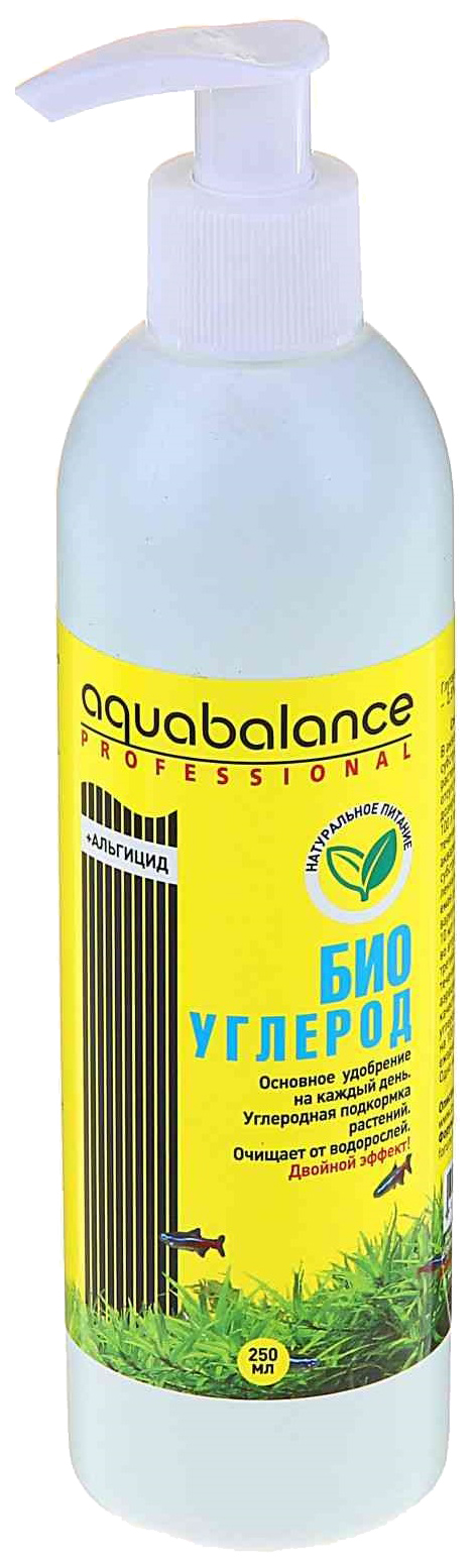 Удобрение для аквариумных растений Aquabalance Био-углерод +альгицид 250 мл