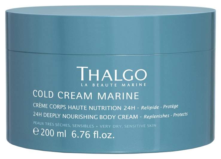 Купить крем для тела Thalgo Cold Cream Marine 24h Deeply Nourishing Body Cream 200 мл, цены на Мегамаркет | Артикул: 100024540176