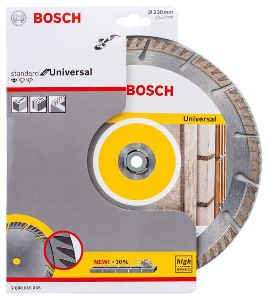 Диск отрезной алмазный Bosch Stf Universal230-22,23 2608615065