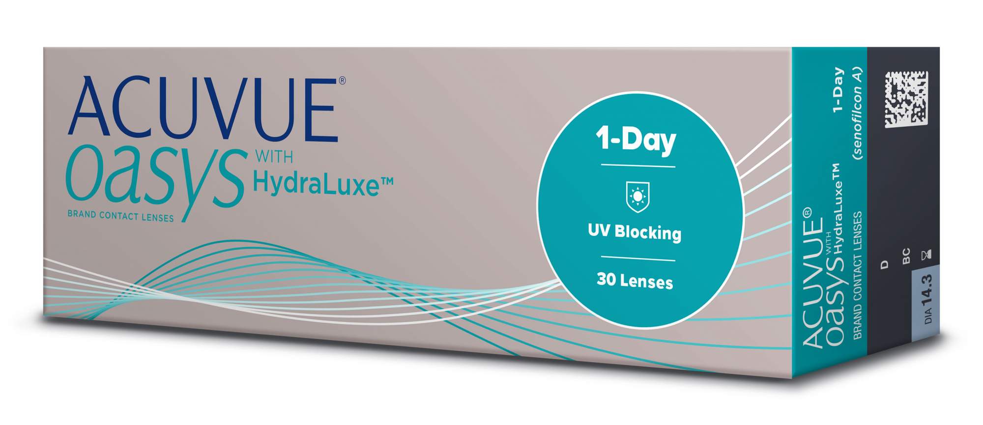 Контактные линзы Acuvue Oasys 1-Day with HydraLuxe 30 линз -2,5