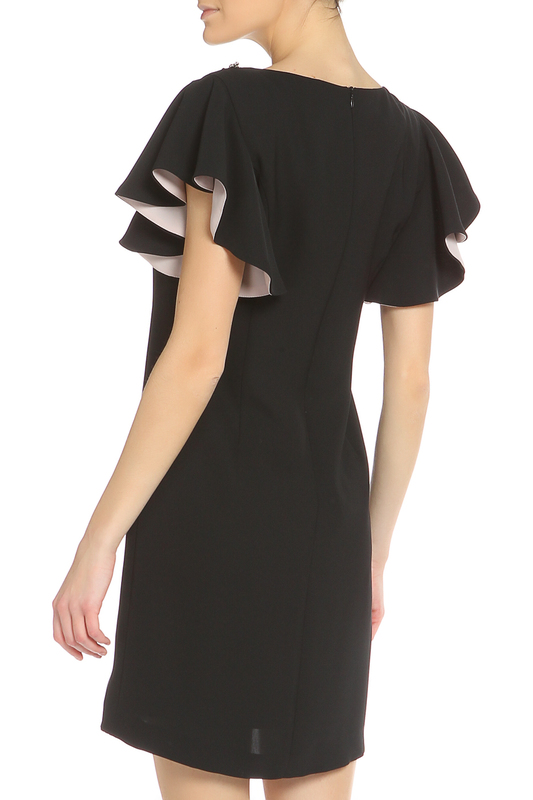 Платье женское XS MILANO 1015-14 черное 42