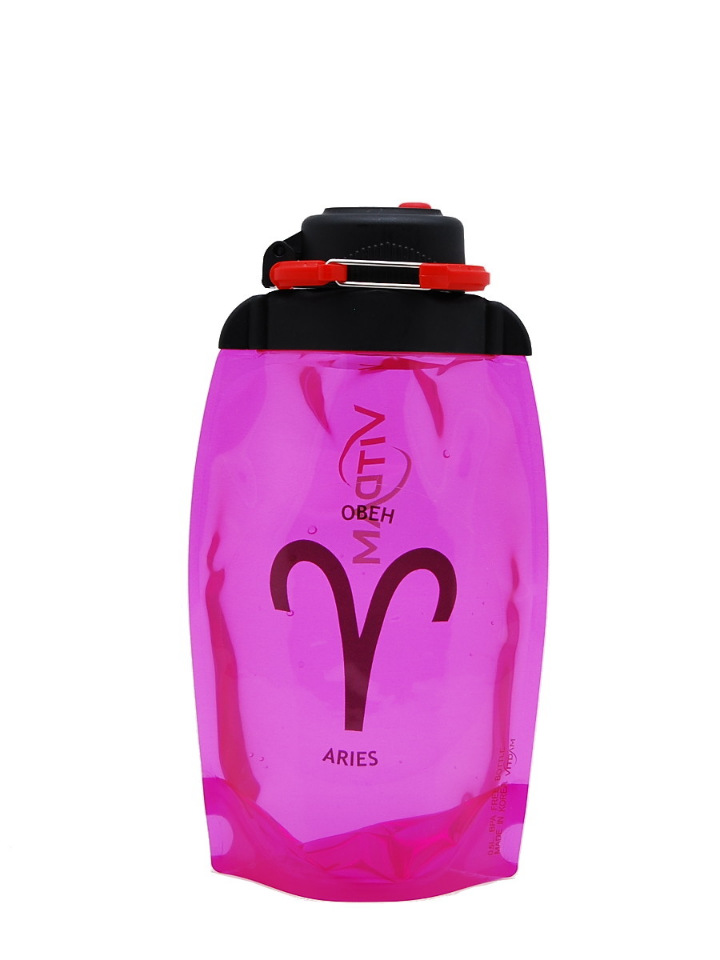 Бутылка Vitdam B050PIS-1201 500 мл розовая aries