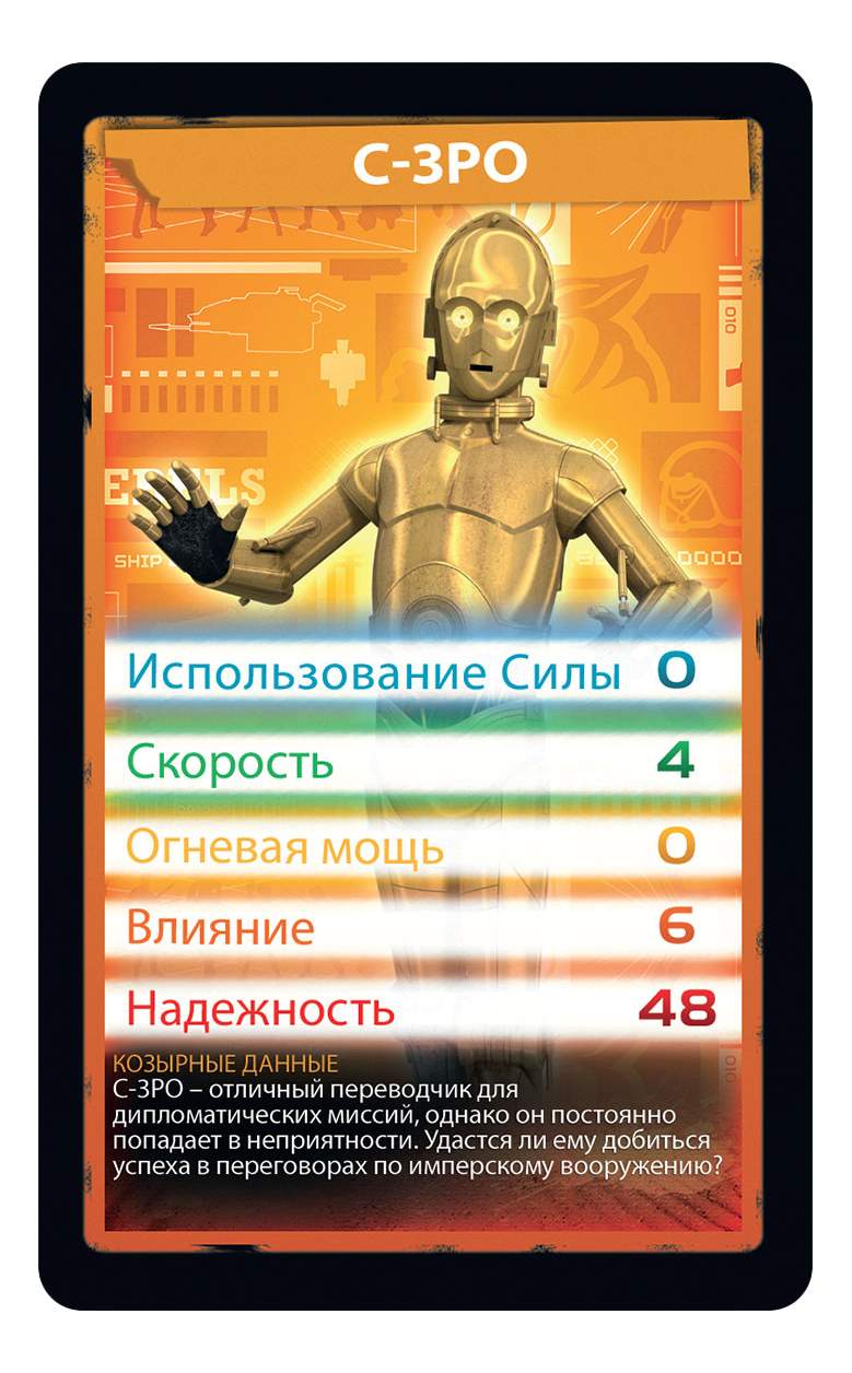 Купить семейная настольная игра TOP TRUMPS Козырные карты - Звездные войны:  Повстанцы, цены на Мегамаркет | Артикул: 100002125376