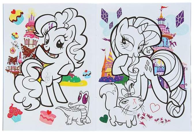 Игра Раскраска Мой Маленький Пони 4 / My Little Pony Coloring