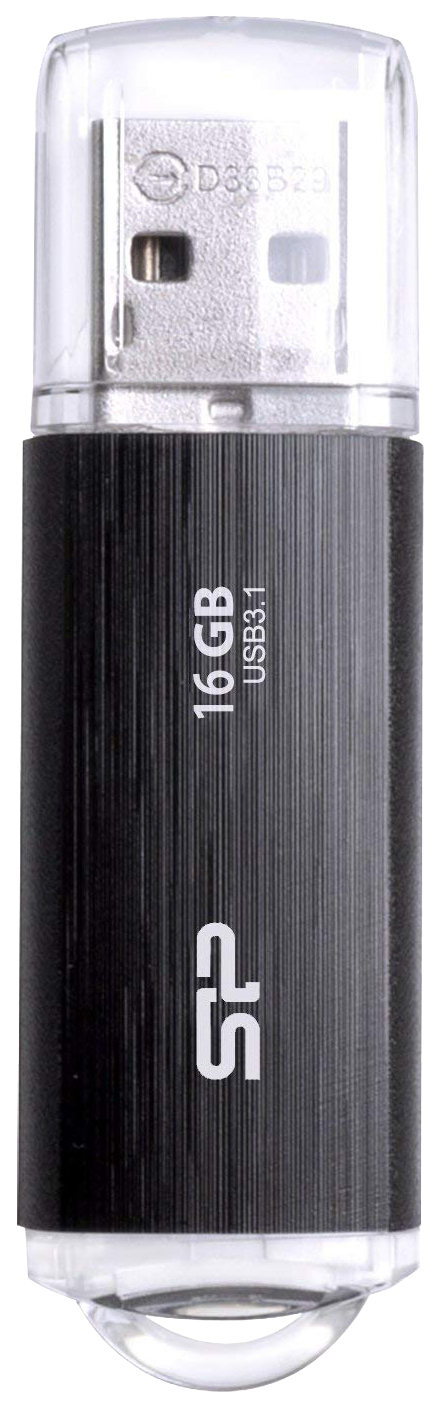 Флешка Silicon Power Blaze B02 16ГБ Black (SP016GBUF3B02V1K), купить в Москве, цены в интернет-магазинах на Мегамаркет