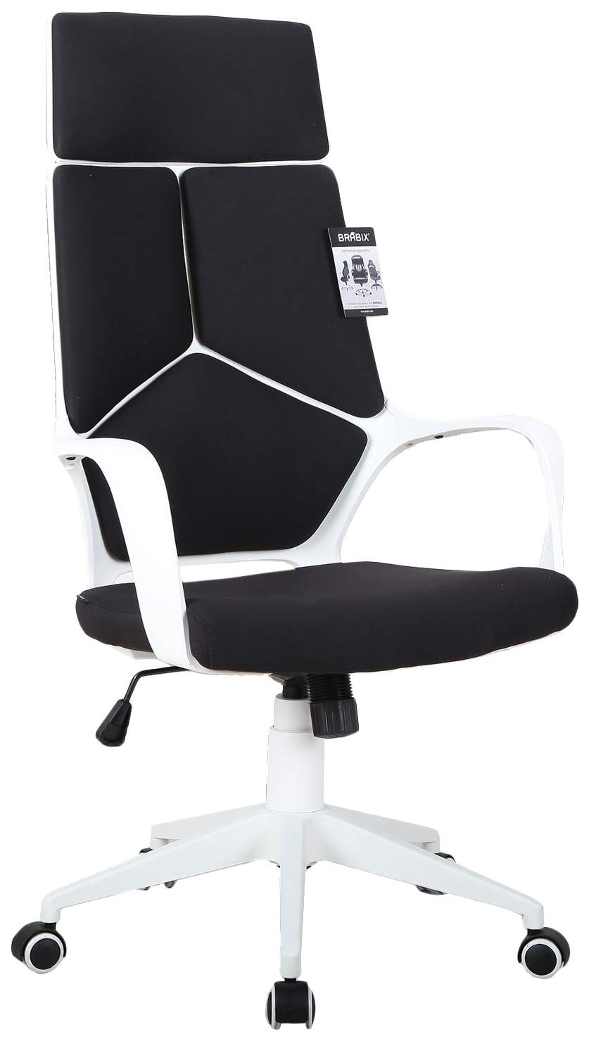 Офисное кресло Brabix Prime EX-515, белый/черный