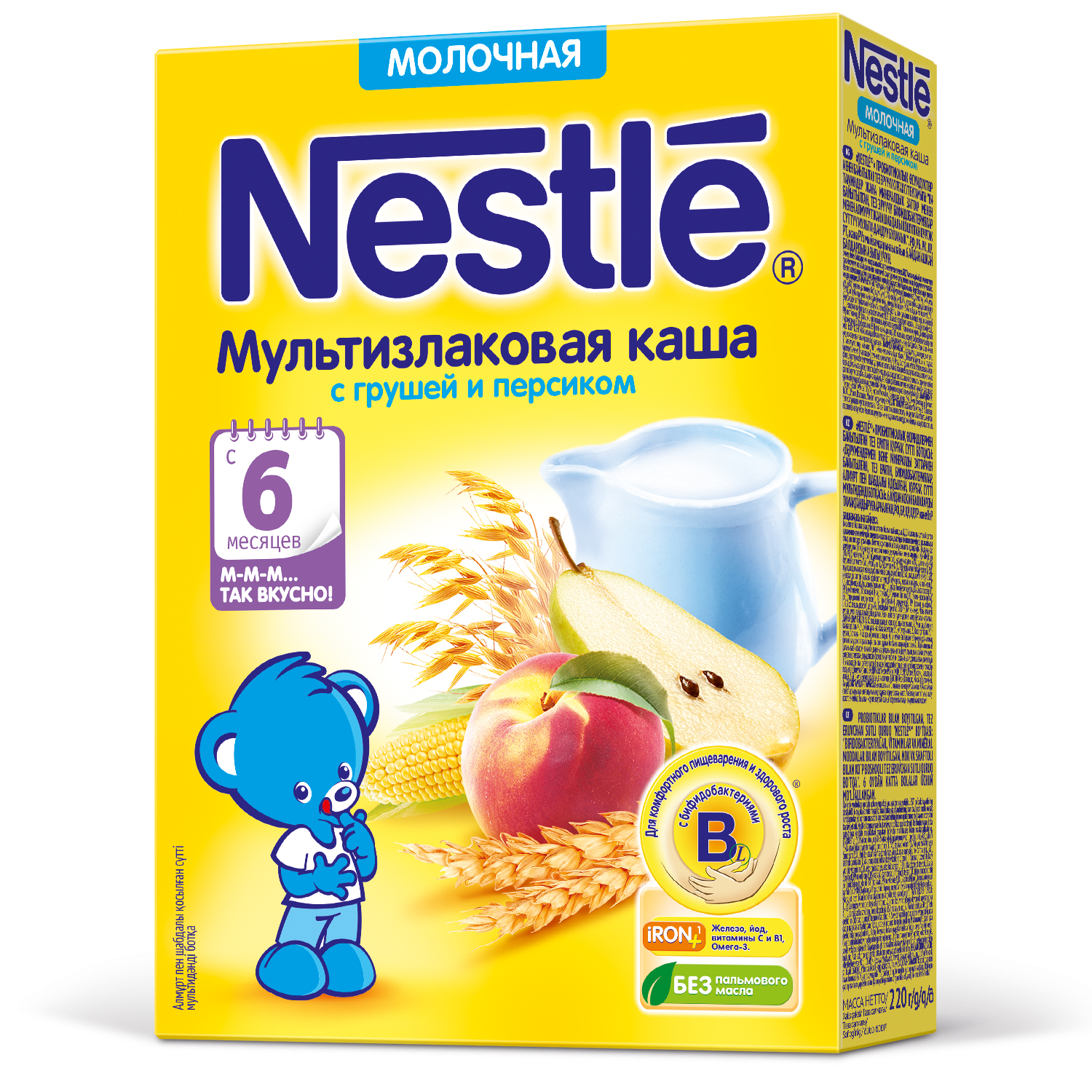 Каша nestle молочная кукурузная 250 г