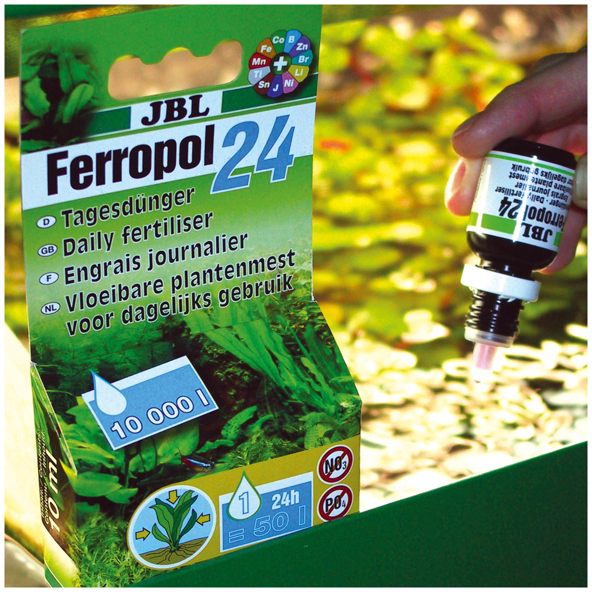 Удобрение для аквариумных растений JBL Ferropol 24 10 мл