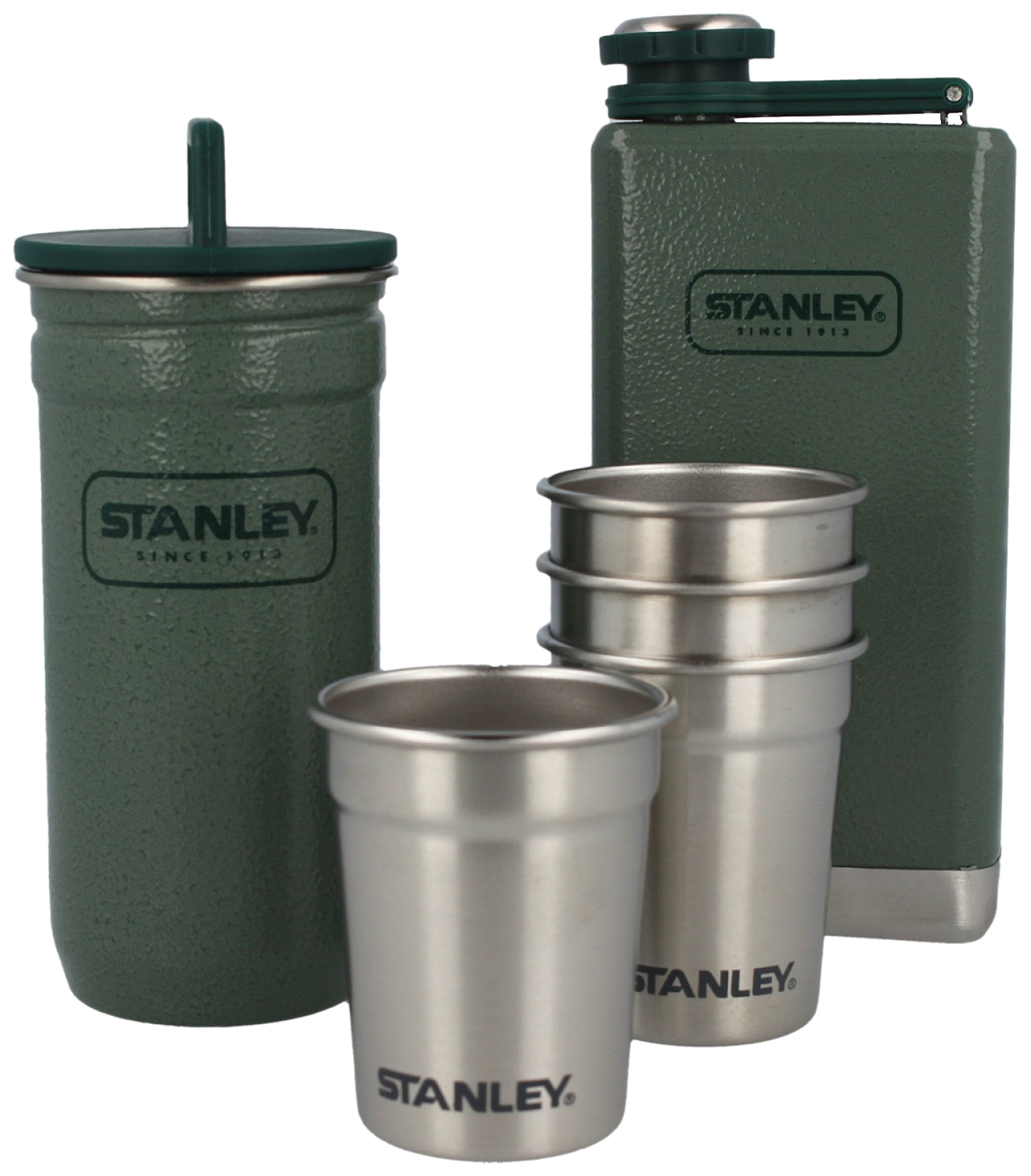 Stanley adventure steel shots & flask gift sales set